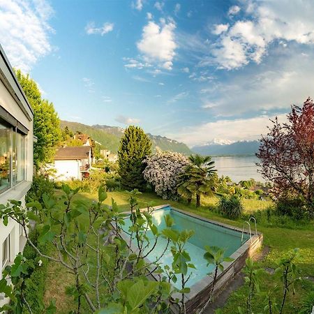 Ground Floor Rooms With Stunning Lake View & Garden Access Montreux Luaran gambar