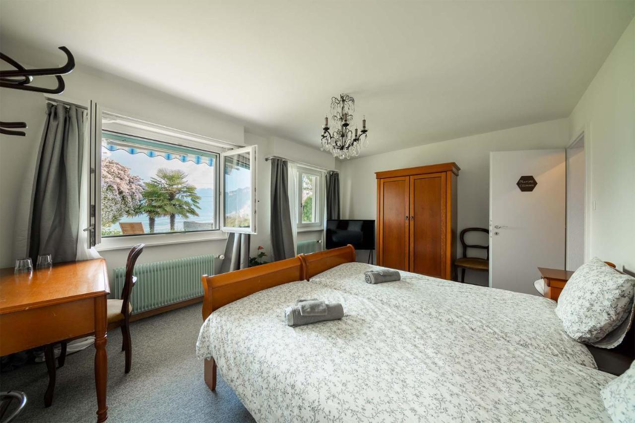 Ground Floor Rooms With Stunning Lake View & Garden Access Montreux Luaran gambar
