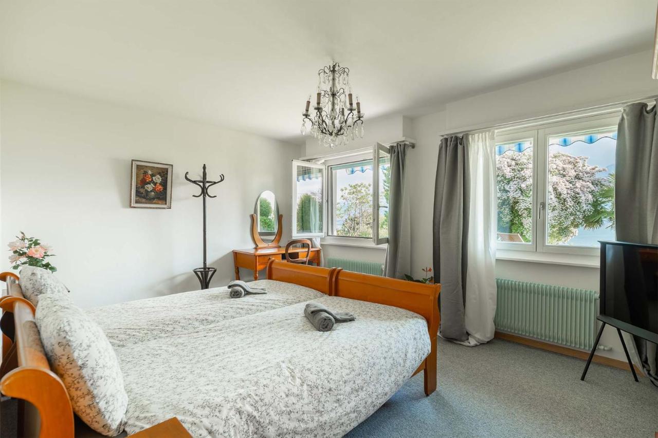 Ground Floor Rooms With Stunning Lake View & Garden Access Montreux Luaran gambar